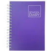 Picture of SCHOLASTIC DIARY HARD SPIRAL VIOLET